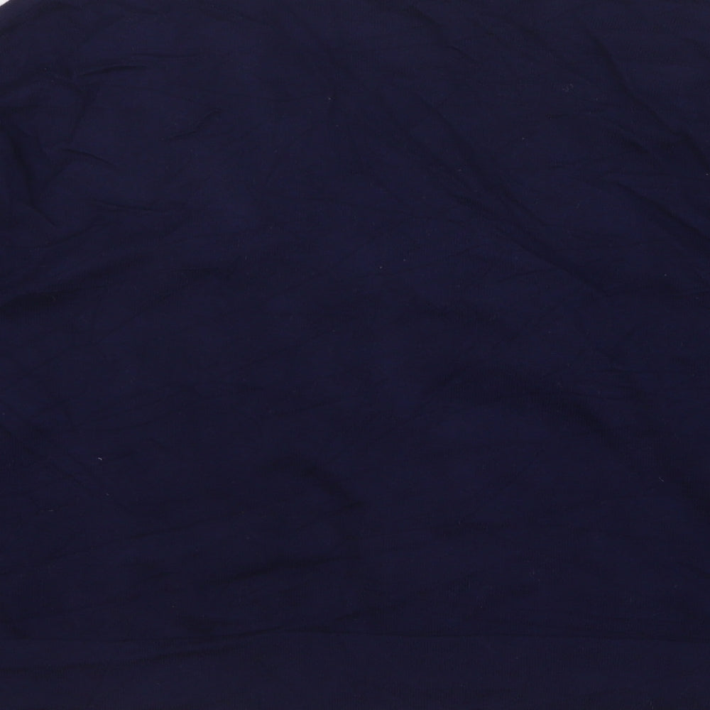 NEXT Womens Blue V-Neck Cotton Cardigan Jumper Size 14