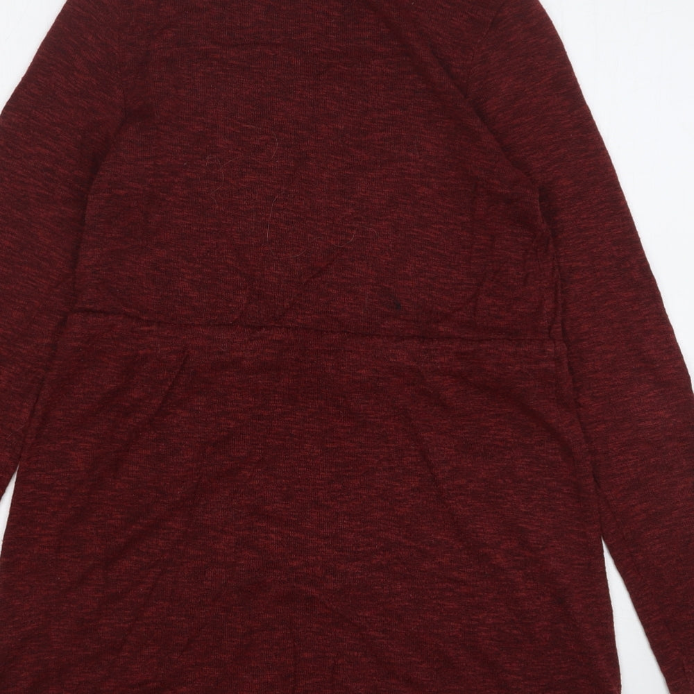 BDG Womens Red Polyamide Jumper Dress Size S High Neck Pullover