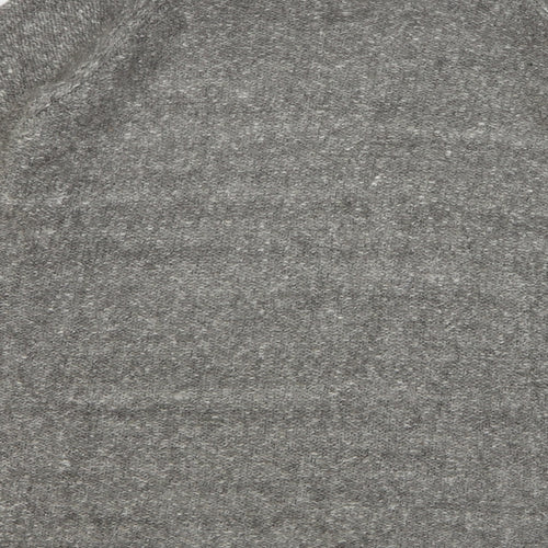 H&M Womens Grey Round Neck Acrylic Pullover Jumper Size M