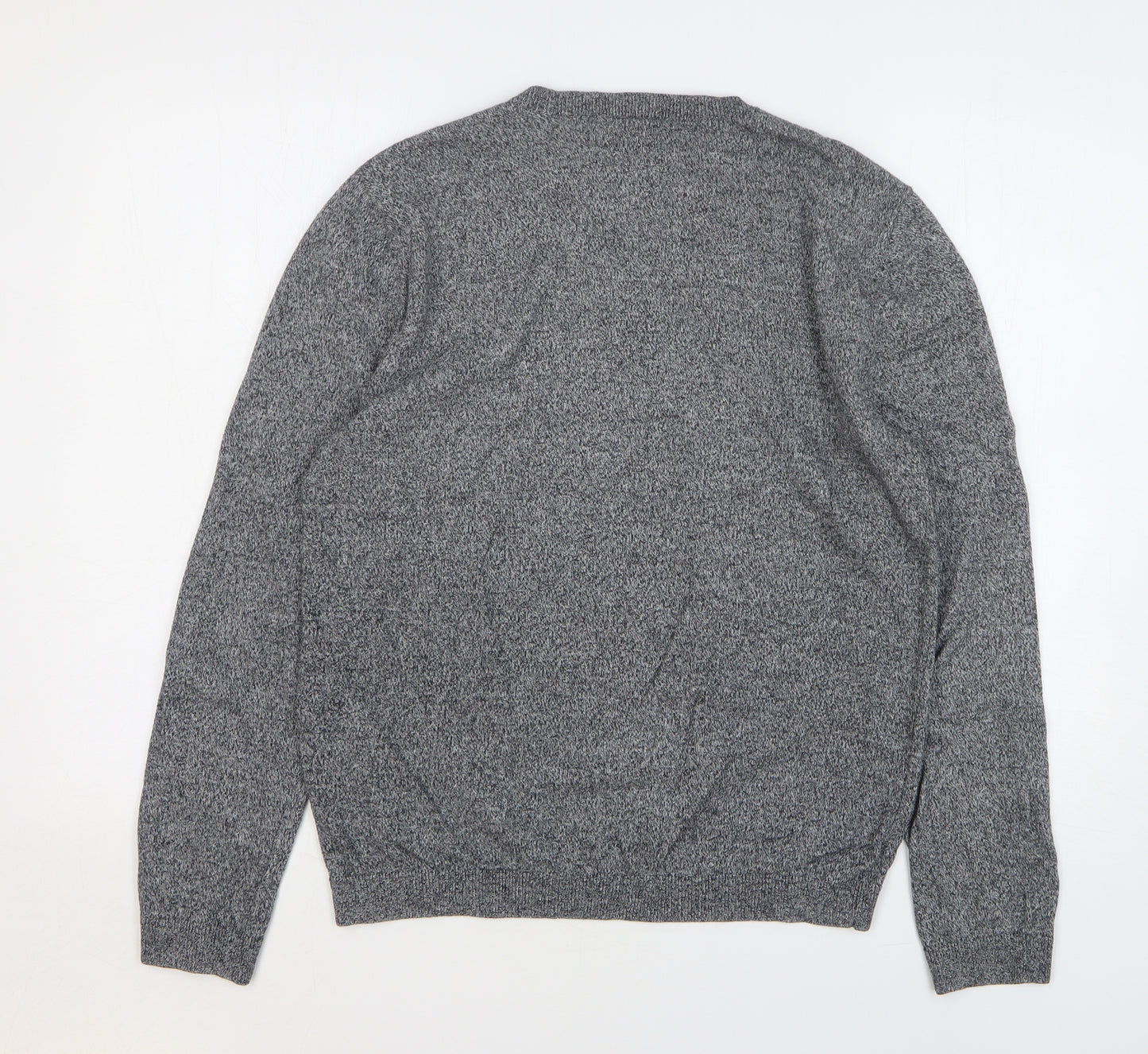 Topman Mens Grey Cotton Pullover Sweatshirt Size M