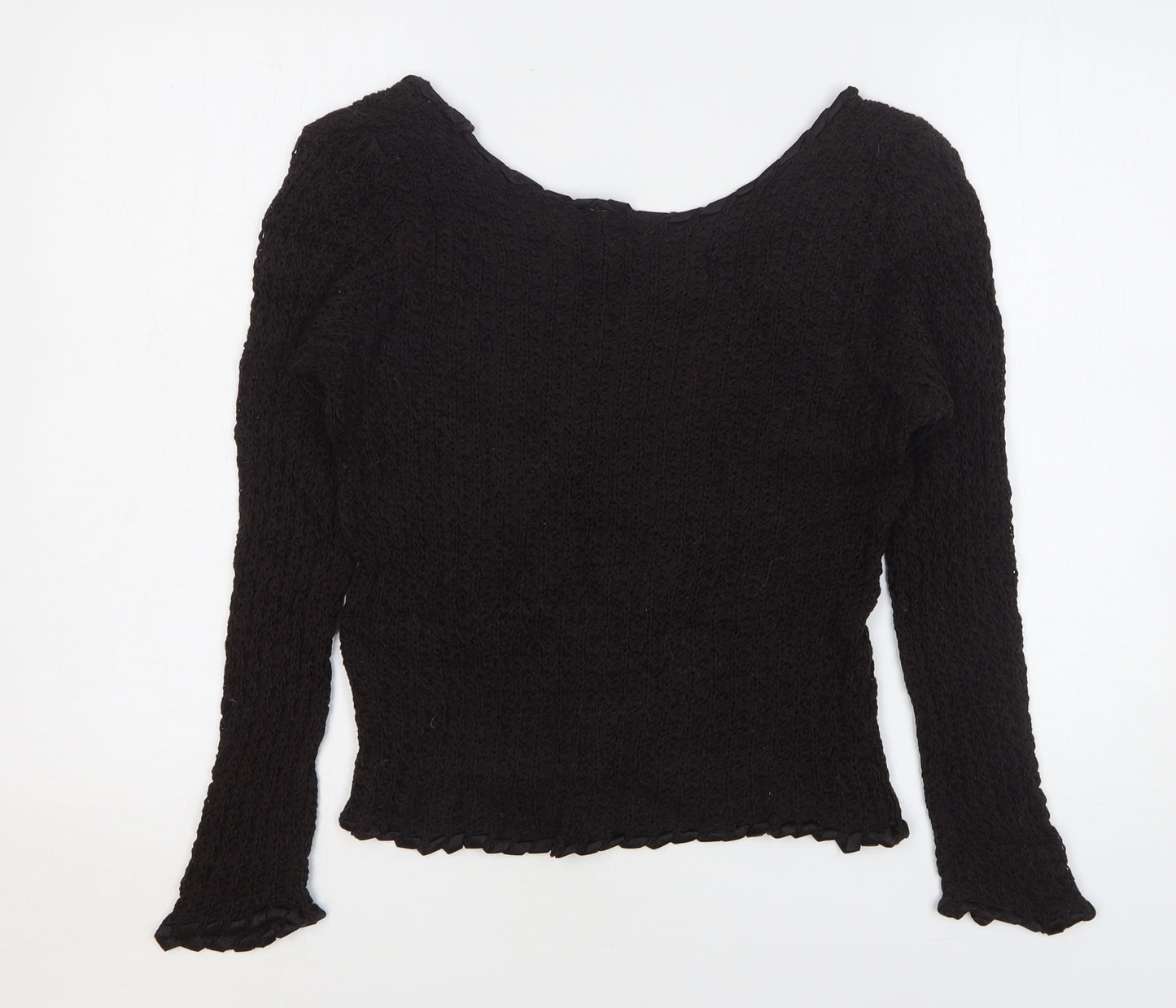 Per Una Womens Brown Boat Neck Cotton Pullover Jumper Size XL