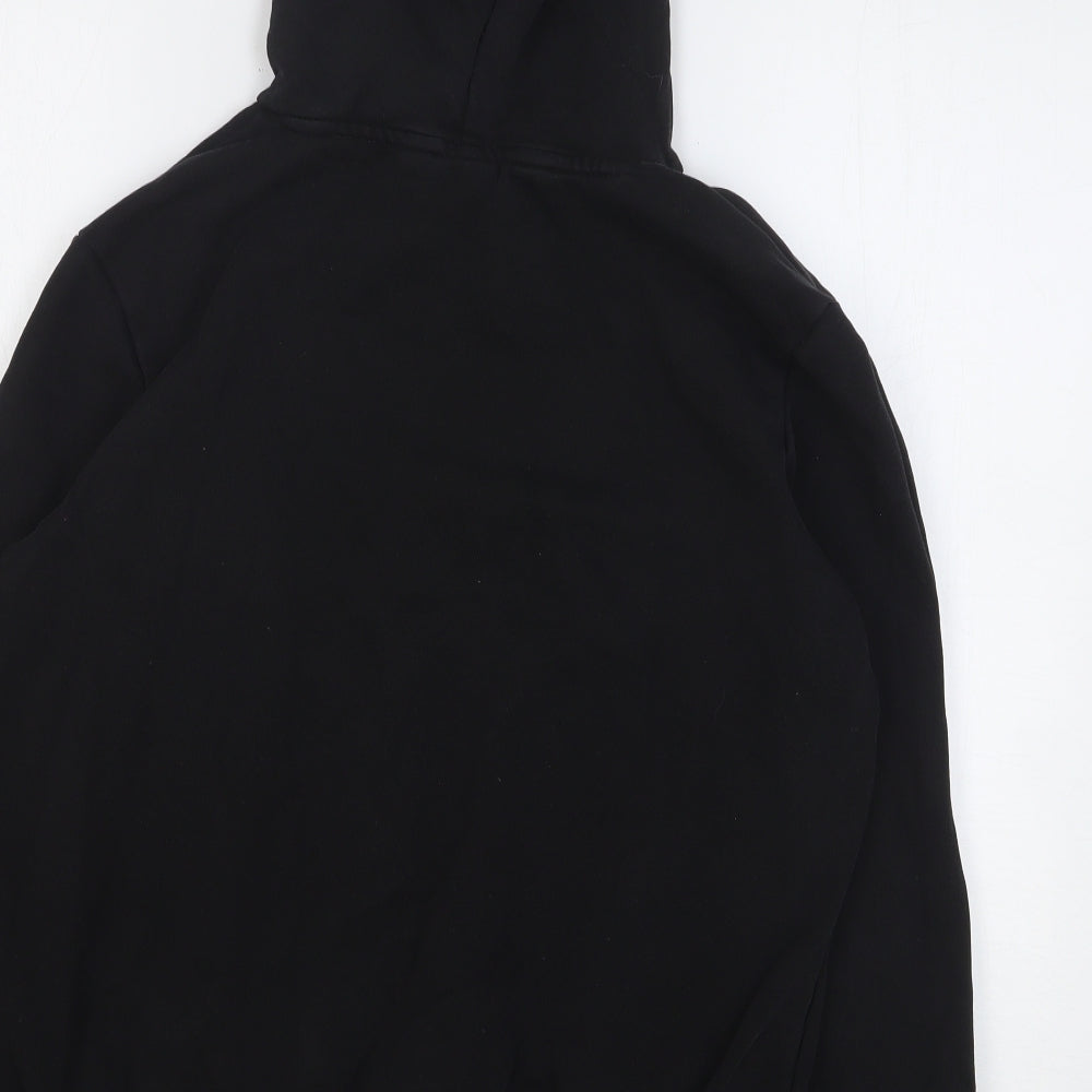 PUMA Womens Black Polyester Pullover Hoodie Size L Pullover