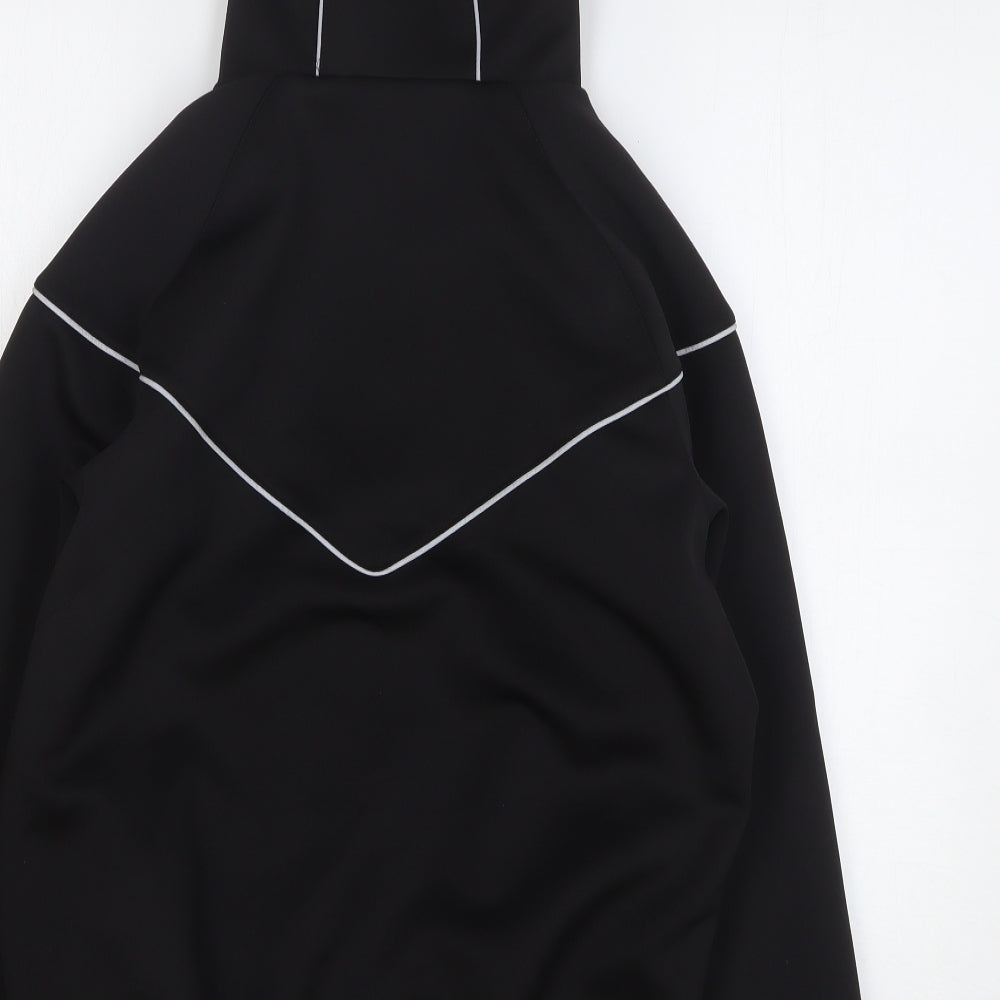 NEXT Boys Black Windbreaker Jacket Size 14 Years Zip