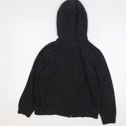 Rebel Boys Grey Cotton Full Zip Hoodie Size 12-13 Years Zip