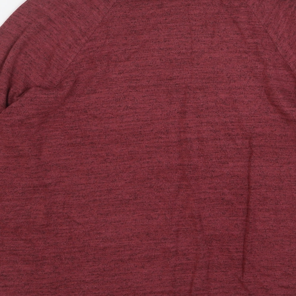 NEXT Womens Pink Roll Neck Cotton Pullover Jumper Size 10