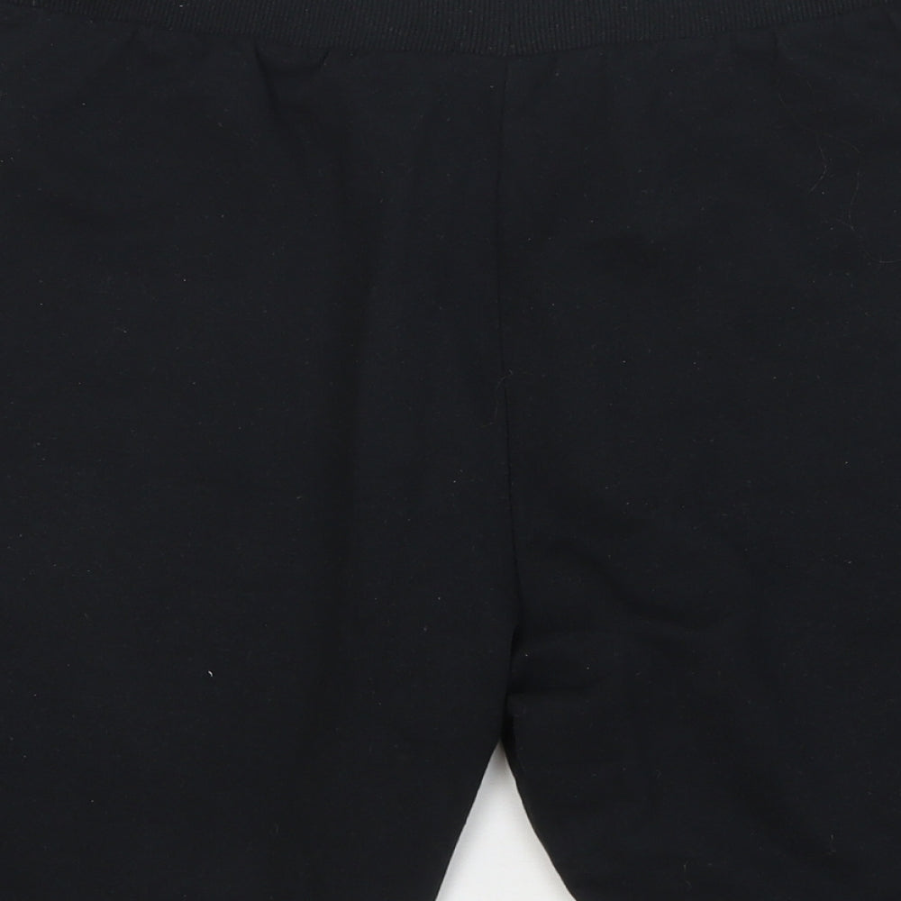 McKenzie Mens Black Cotton Sweat Shorts Size L L9 in Regular Drawstring