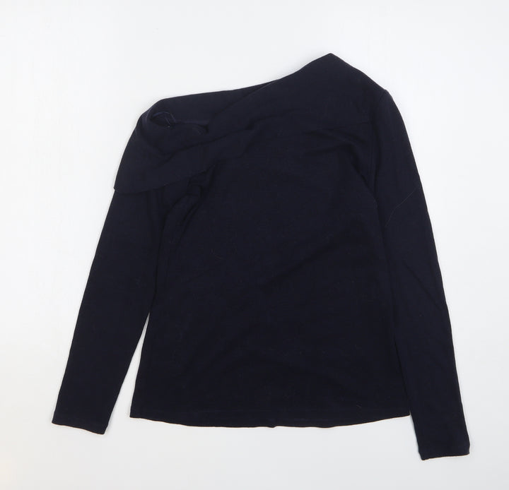 Witchery Womens Blue Roll Neck Acrylic Pullover Jumper Size XS