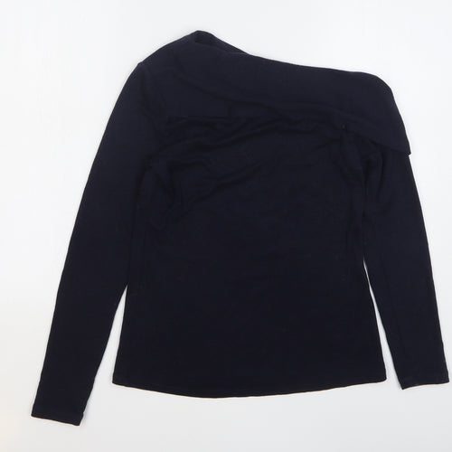 Witchery Womens Blue Roll Neck Acrylic Pullover Jumper Size XS