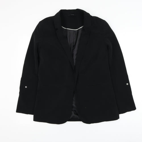 George Womens Black Jacket Blazer Size 10