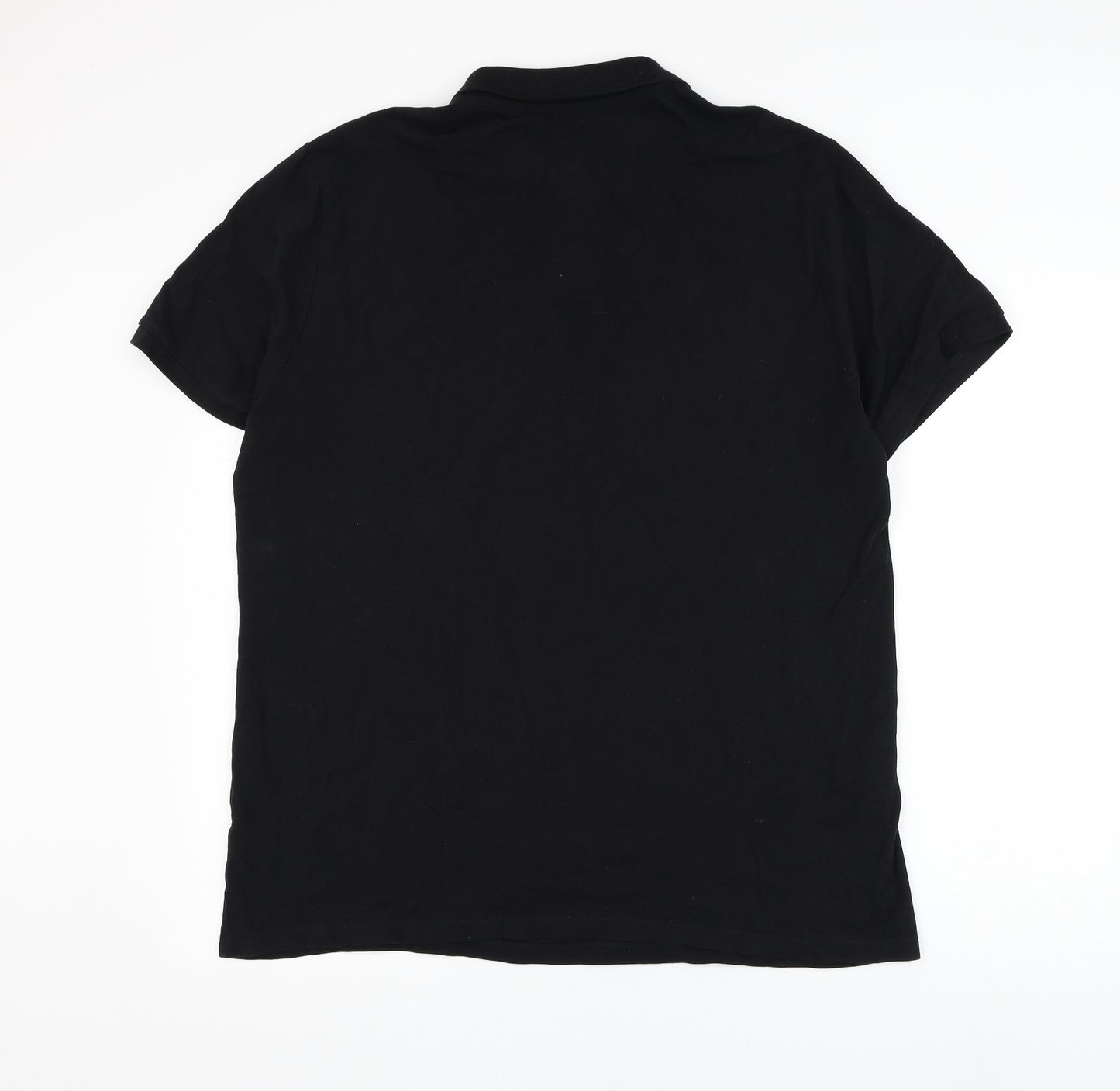 Primark Mens Black Polyester Polo Size 2XL Collared Pullover