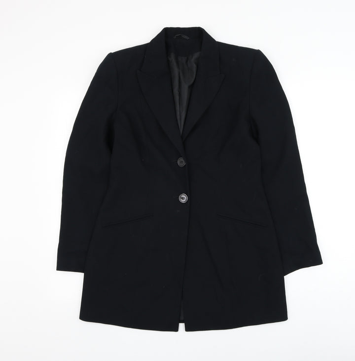 Principles Womens Black Jacket Blazer Size 10 Button