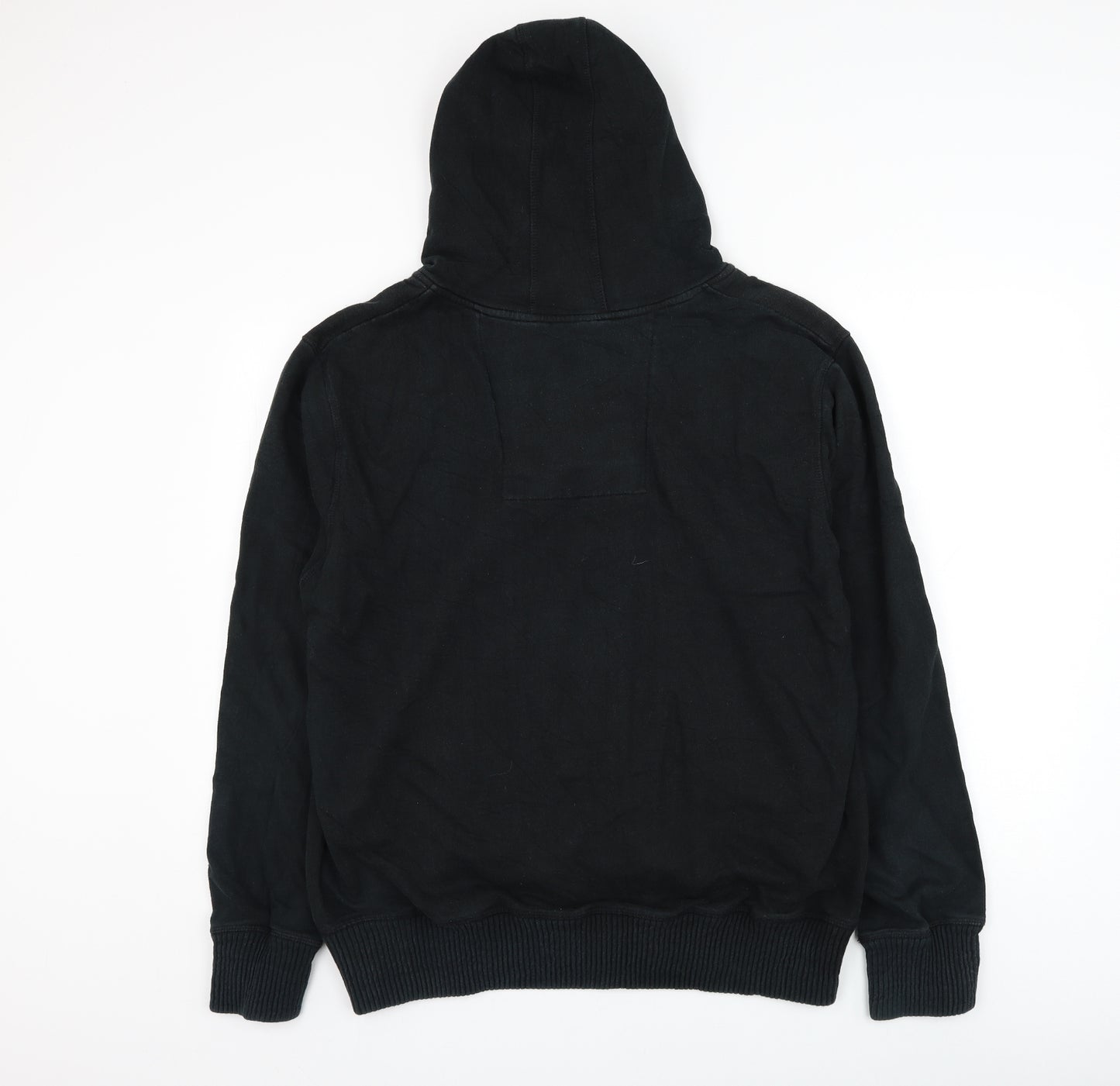 Dissident Mens Black Cotton Pullover Hoodie Size XL