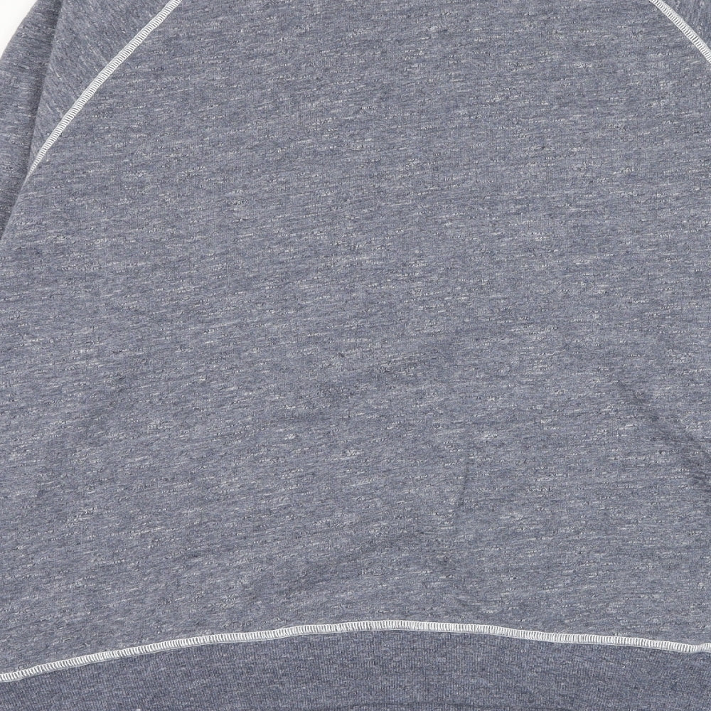 TU Mens Blue Cotton Pullover Sweatshirt Size XL