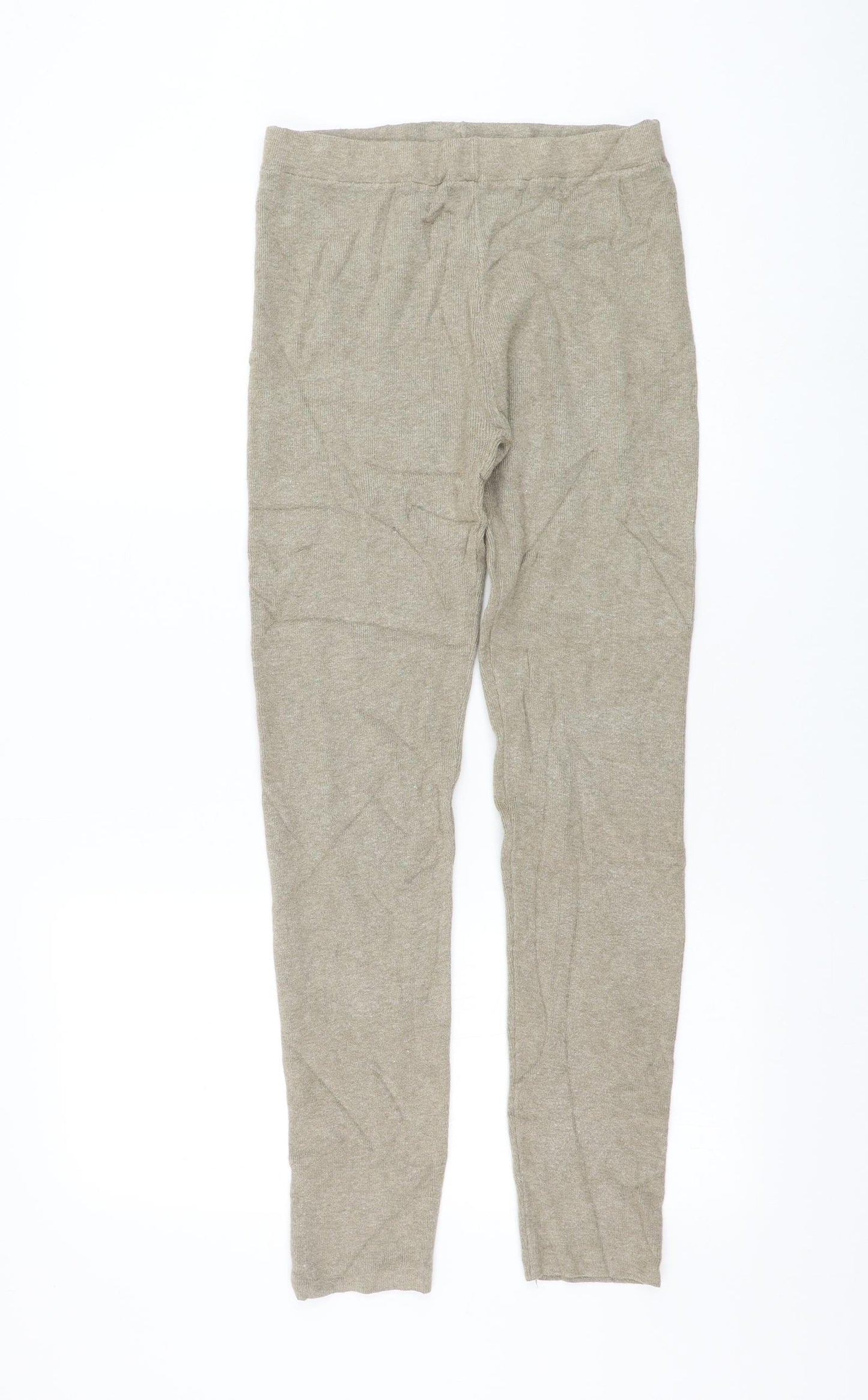 Papillonne Womens Beige Polyester Jogger Leggings Size 28 in L29 in