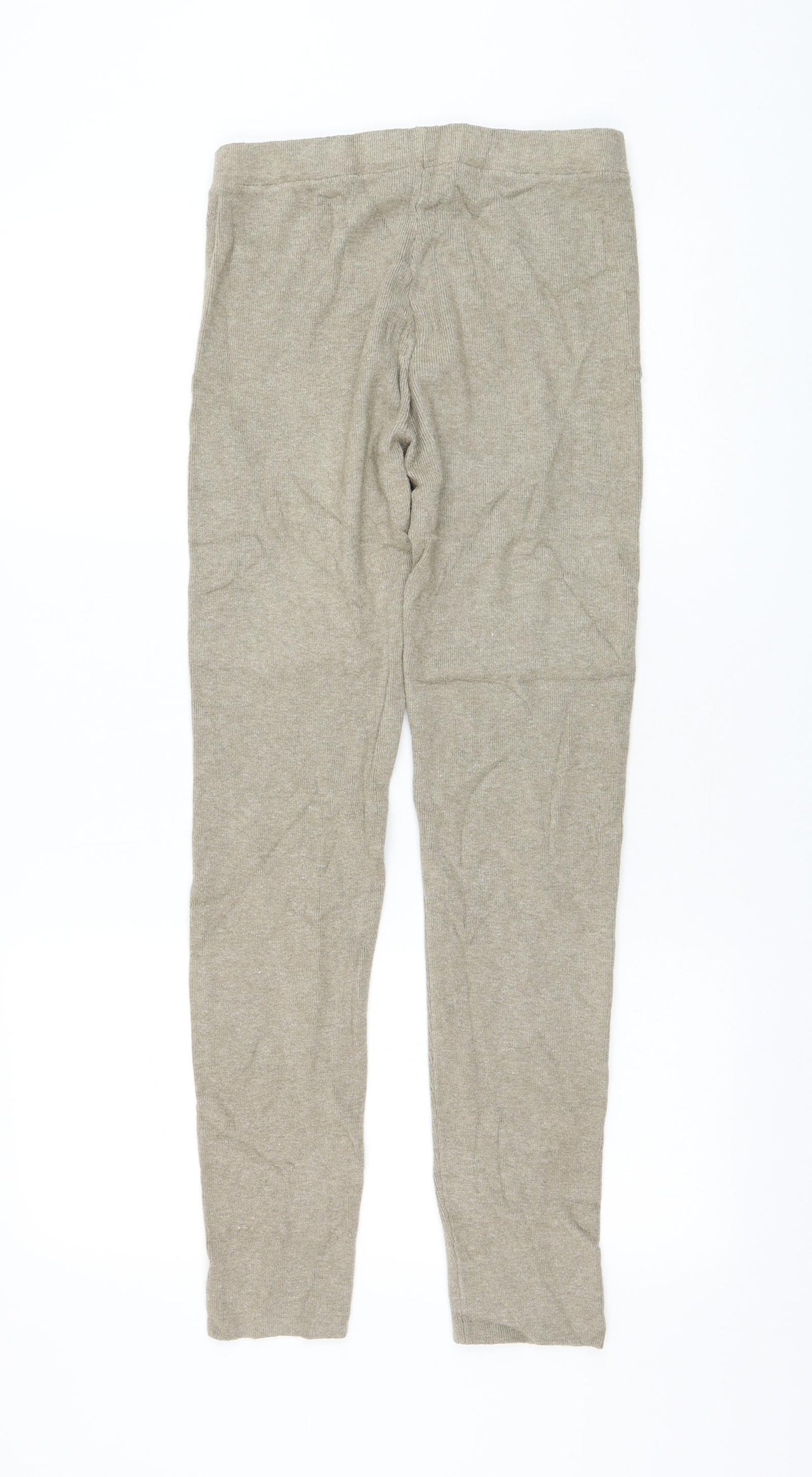 Papillonne Womens Beige Polyester Jogger Leggings Size 28 in L29 in