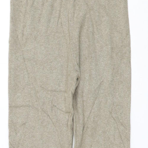Papillonne Womens Beige Polyester Jogger Leggings Size 28 in L29 in