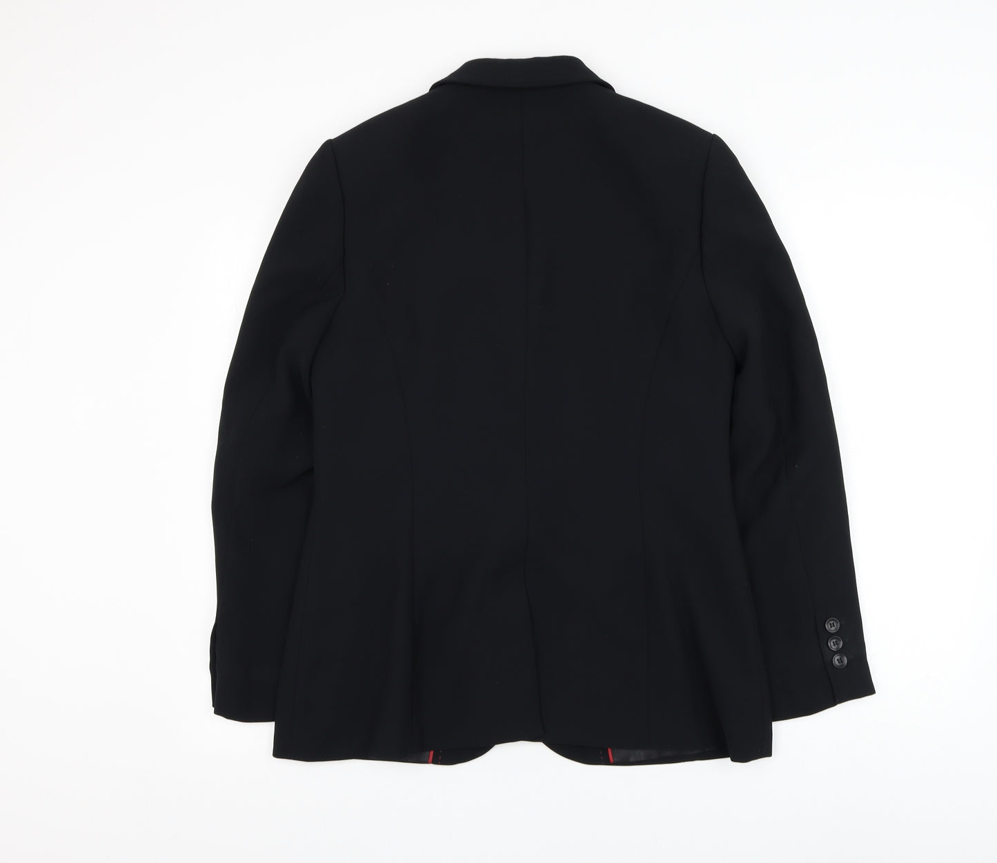 NEXT Womens Black Jacket Blazer Size 14 Button