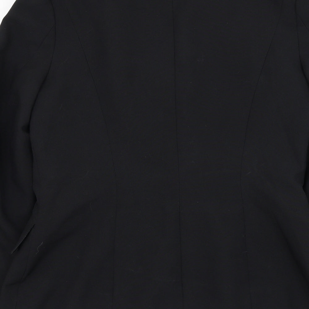 Dorothy Perkins Womens Black Jacket Blazer Size 10 Button