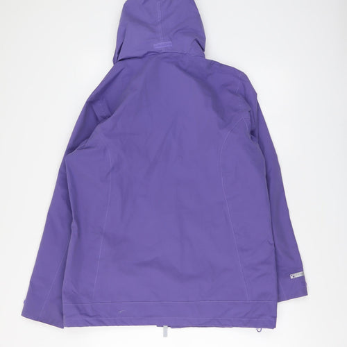Regatta Womens Purple Rain Coat Jacket Size L Zip