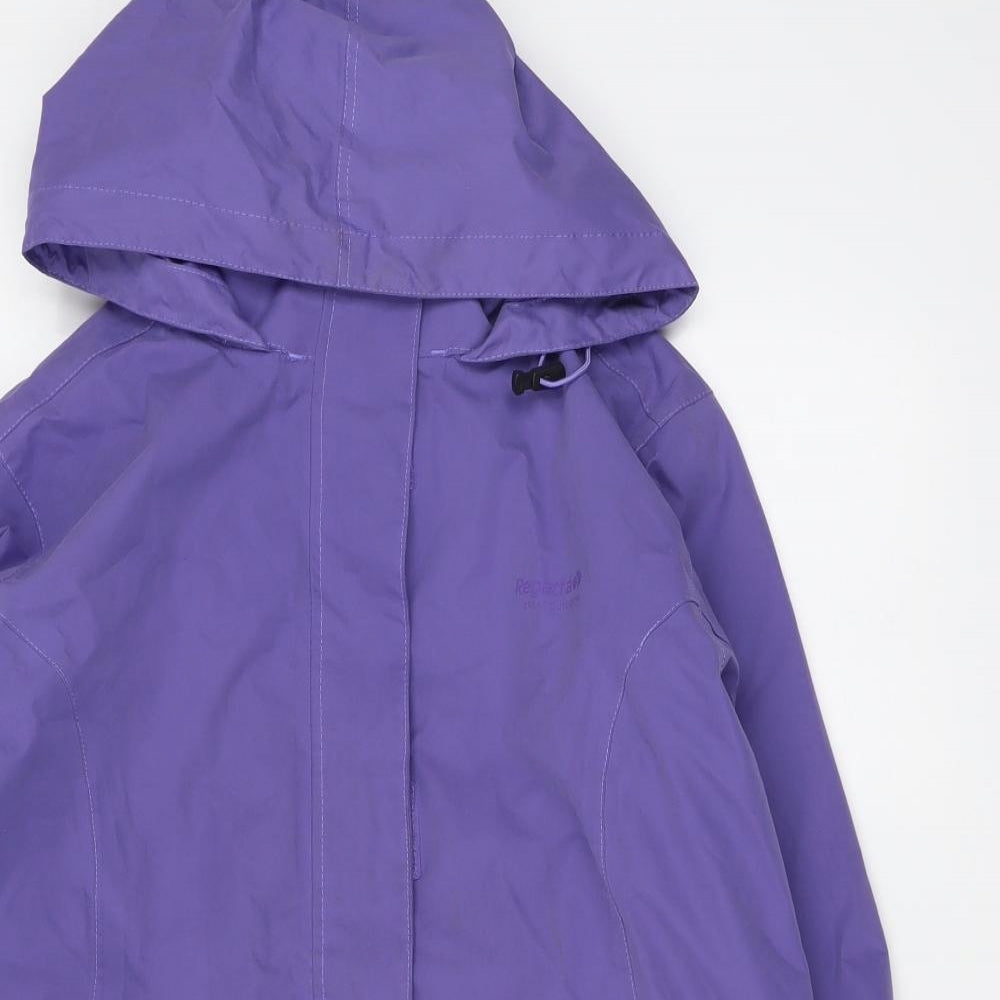 Regatta Womens Purple Rain Coat Jacket Size L Zip