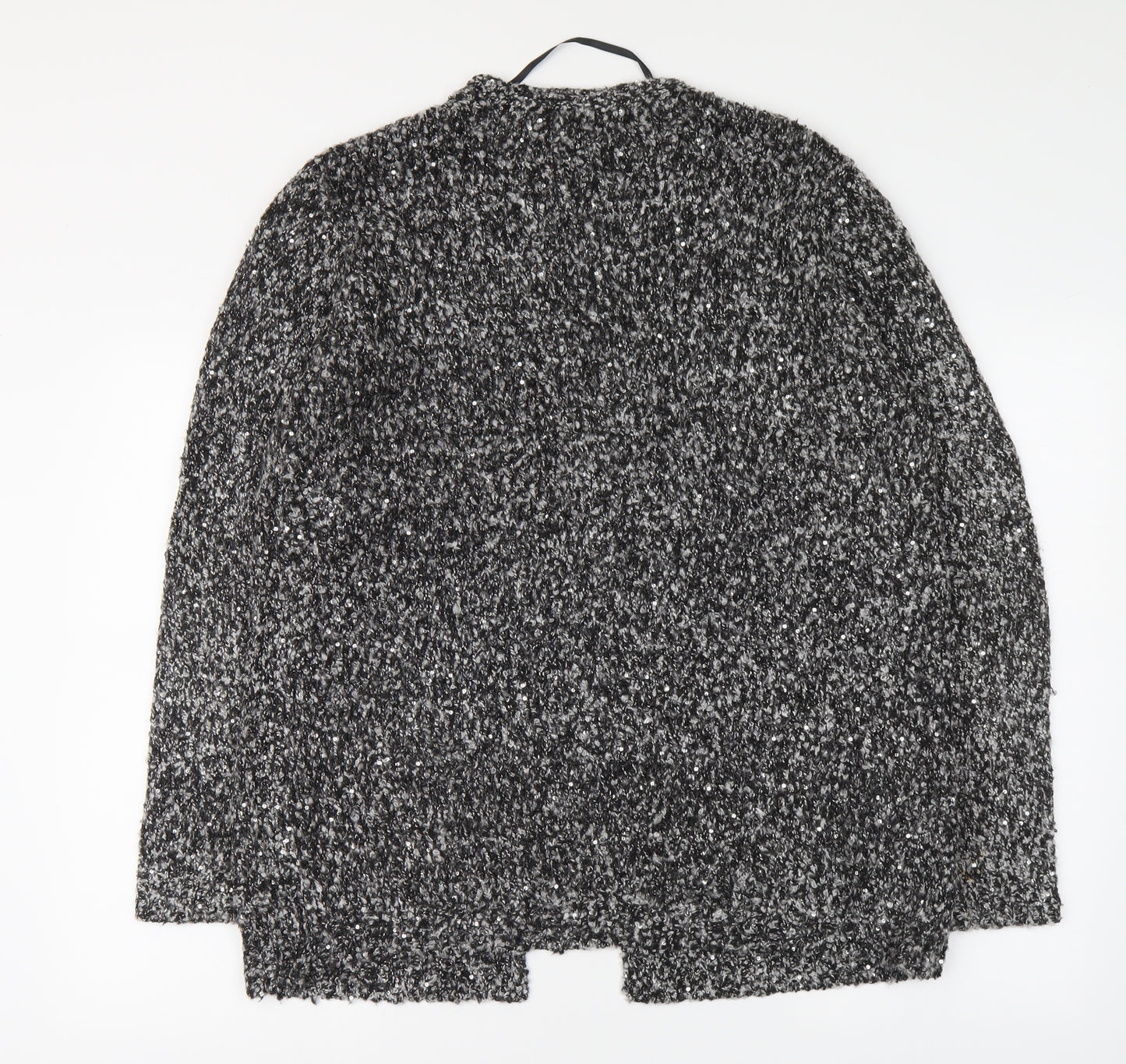 Atmosphere Womens Black V-Neck Acrylic Cardigan Jumper Size 14