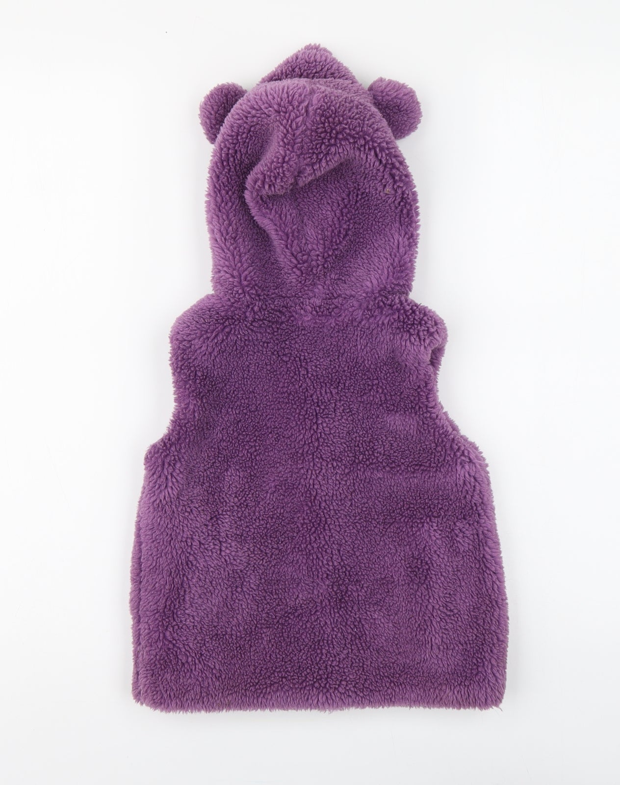 Nutmeg Girls Purple Gilet Jacket Size 4-5 Years Zip