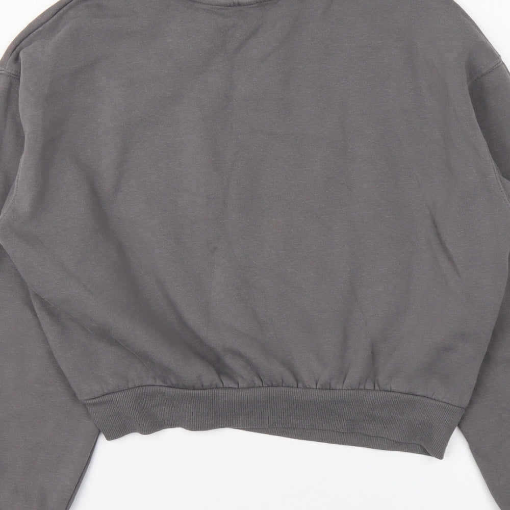 H&M Womens Grey Cotton Pullover Sweatshirt Size S Pullover - Nasa