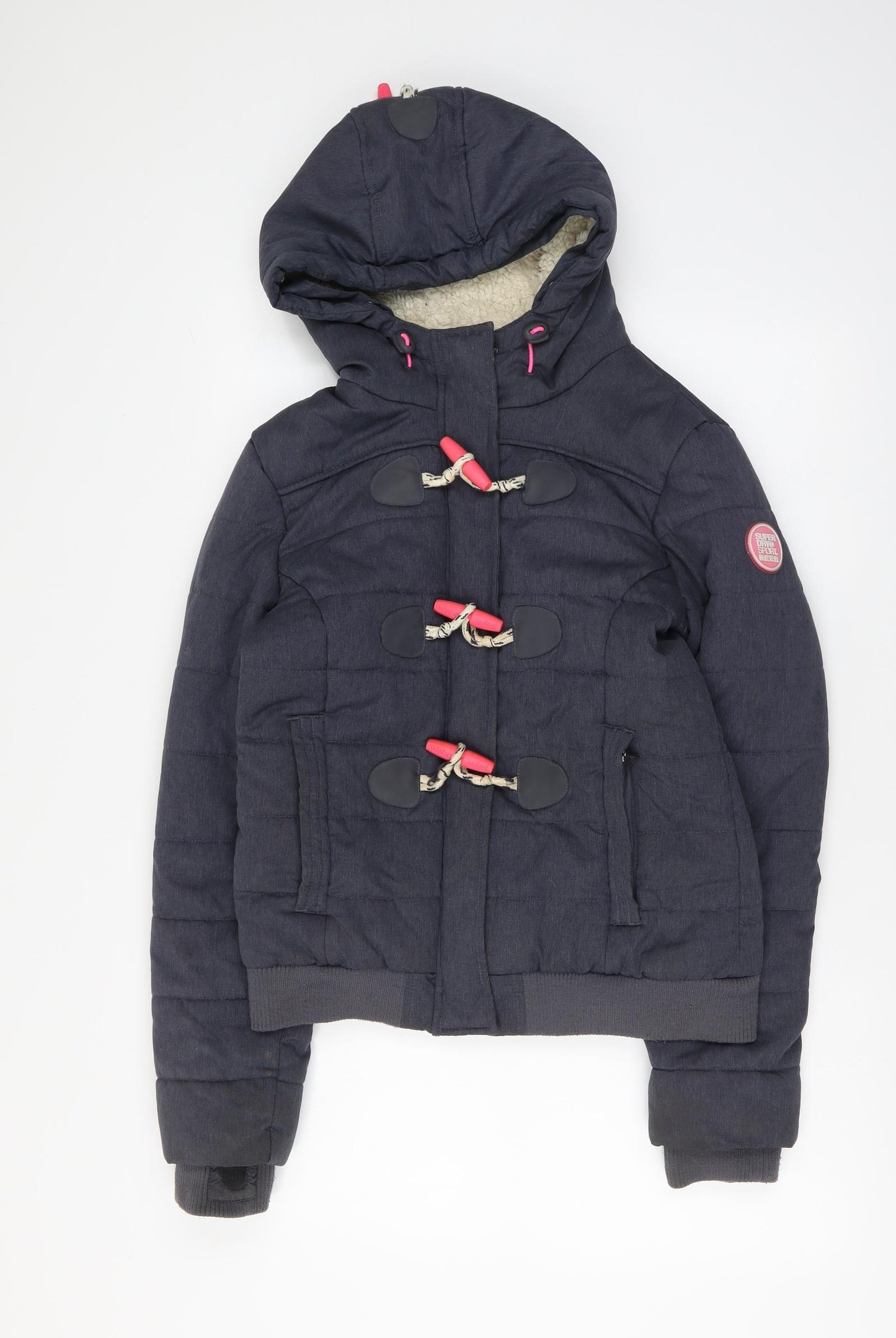 Superdry Womens Blue Jacket Size M Zip