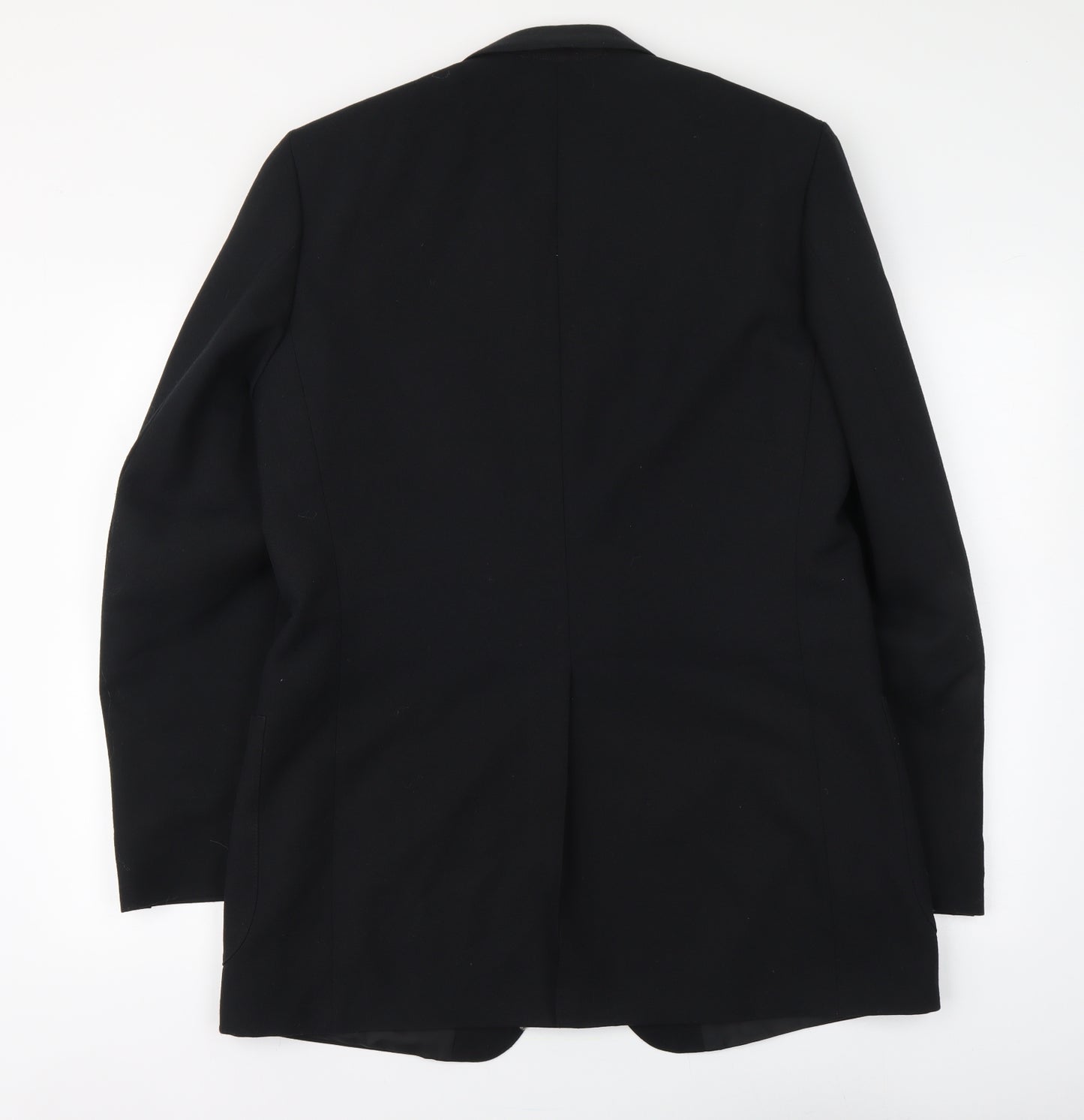 Marks and Spencer Mens Black Polyester Jacket Suit Jacket Size L