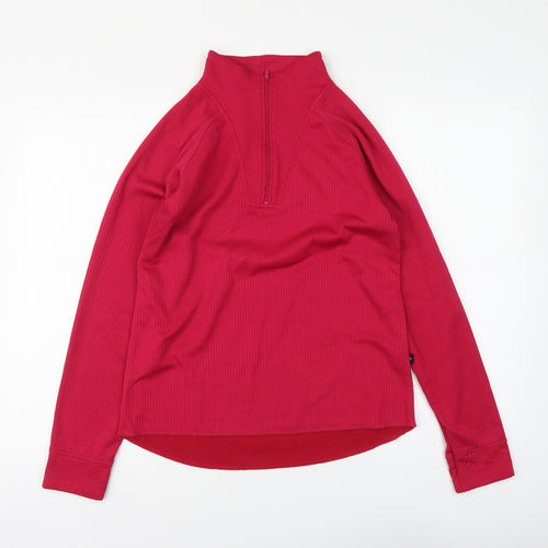Mountain Life Womens Pink Polyester Pullover Sweatshirt Size 12 Pullover