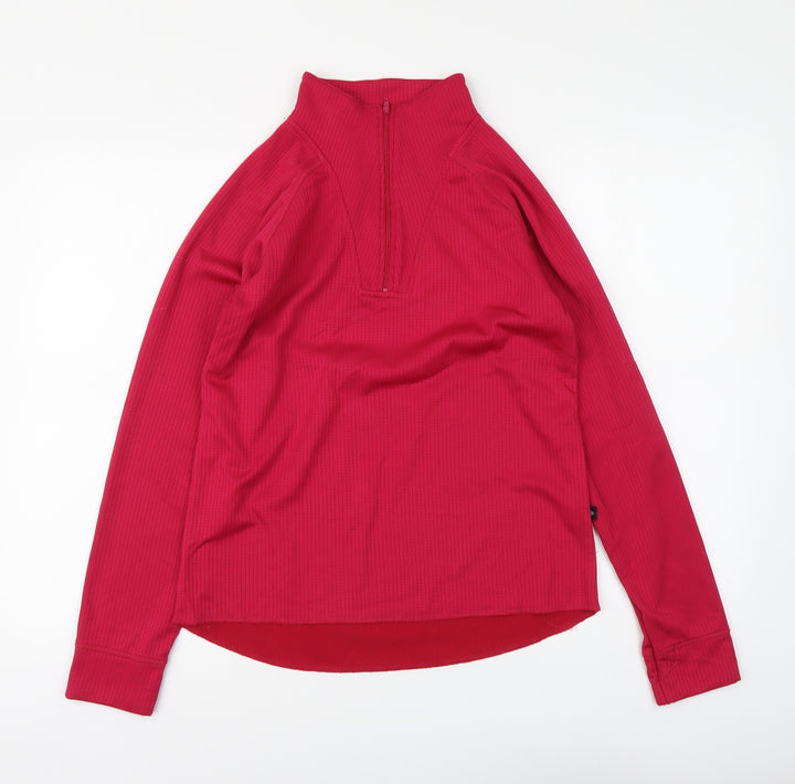 Mountain Life Womens Pink Polyester Pullover Sweatshirt Size 12 Pullover