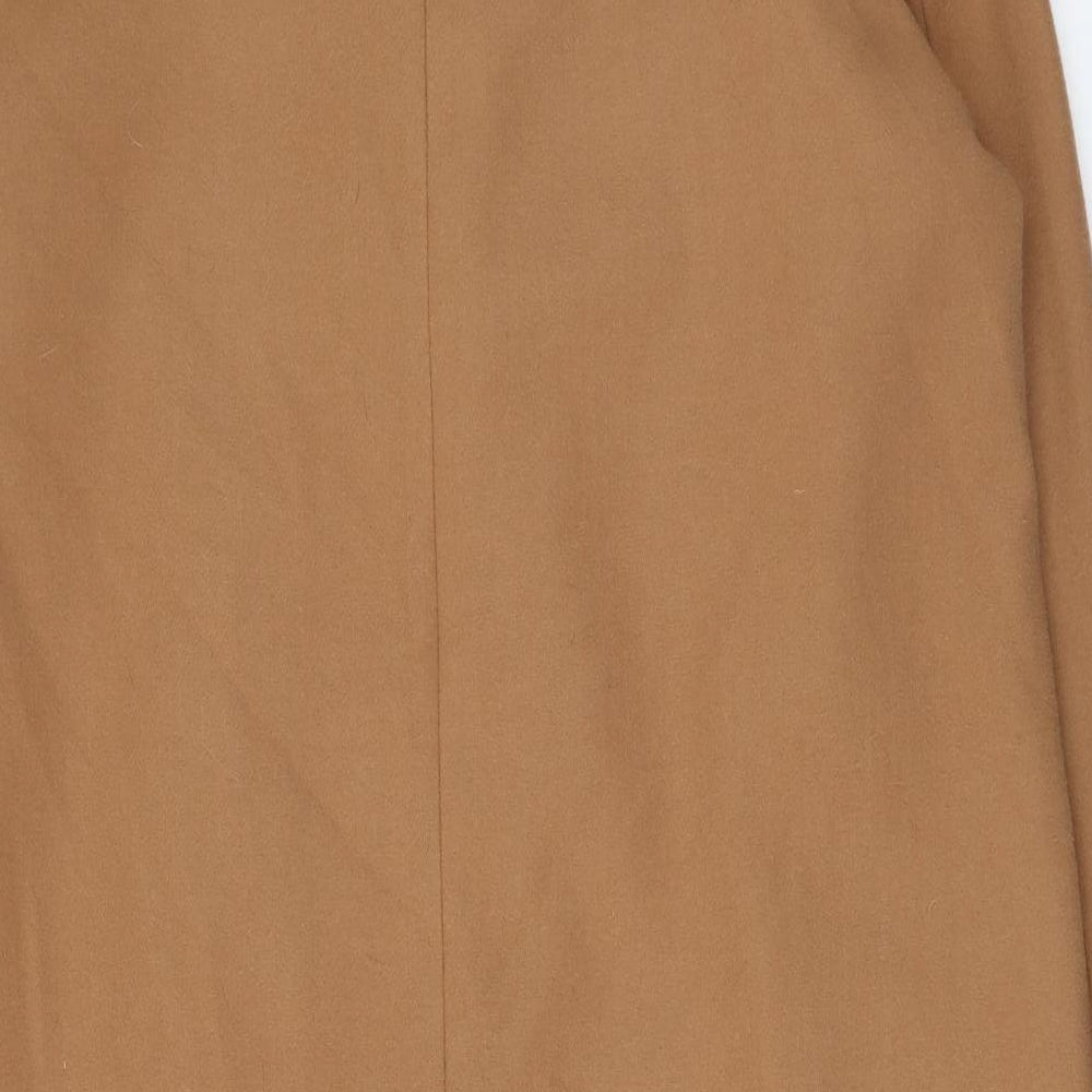 Primark Womens Beige Pea Coat Coat Size 20 Button