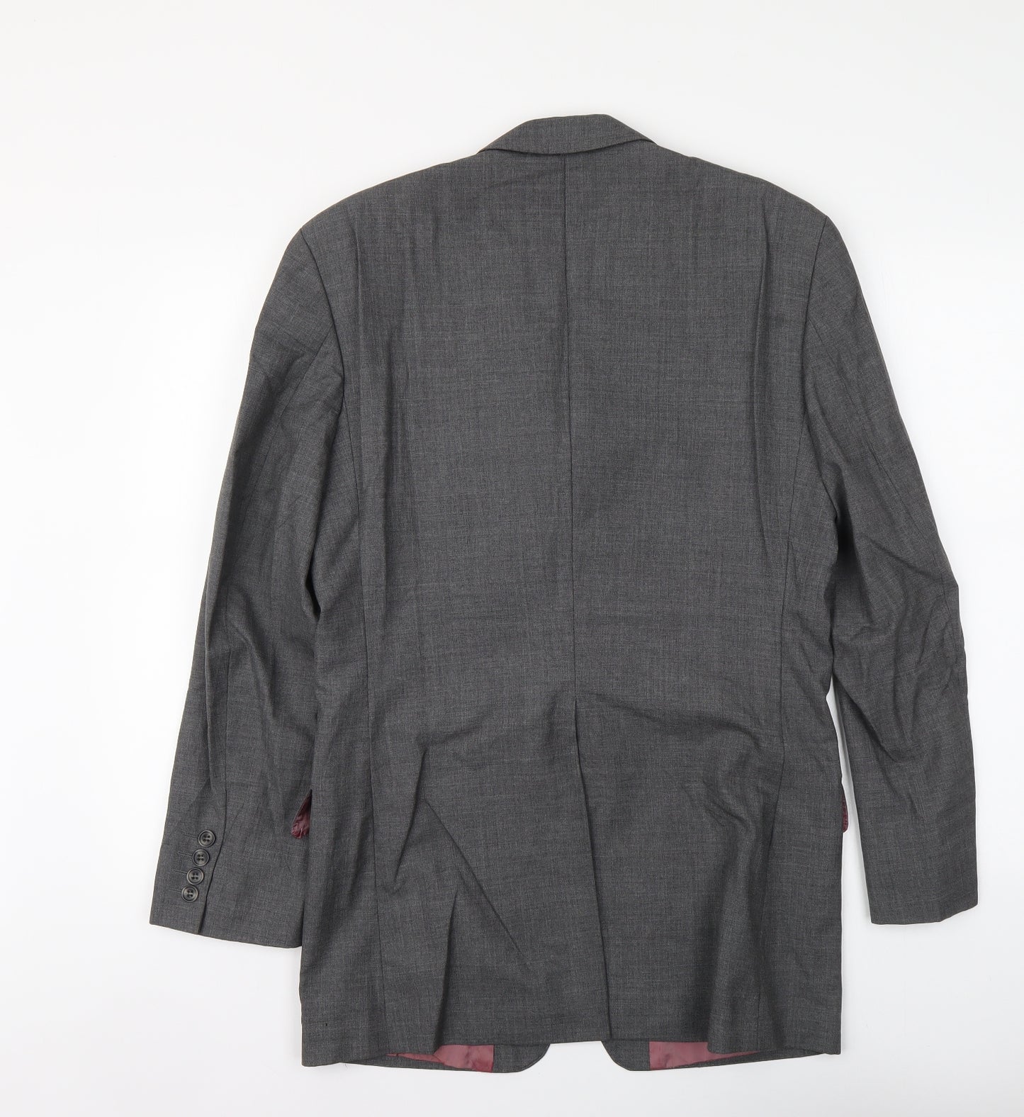 Richard James Mens Grey Cotton Jacket Suit Jacket Size M