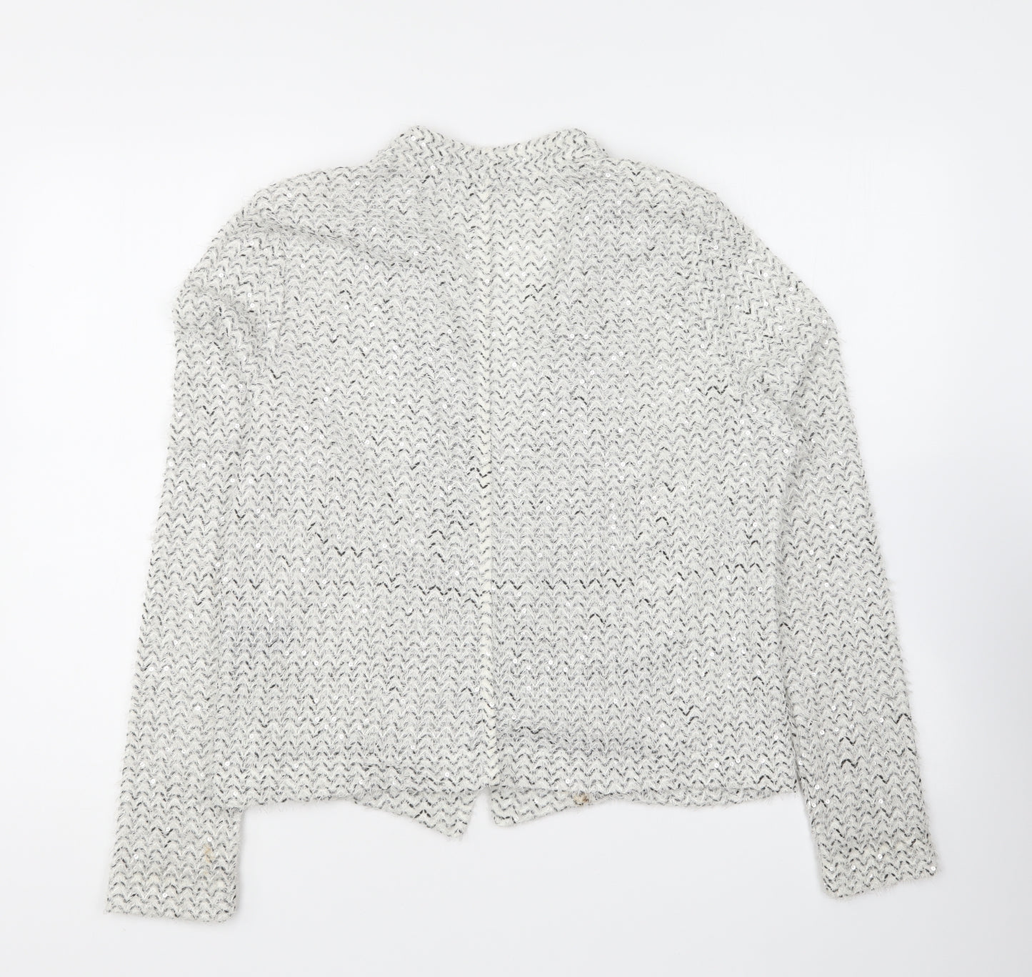 NEXT Womens Silver Jacket Blazer Size 16