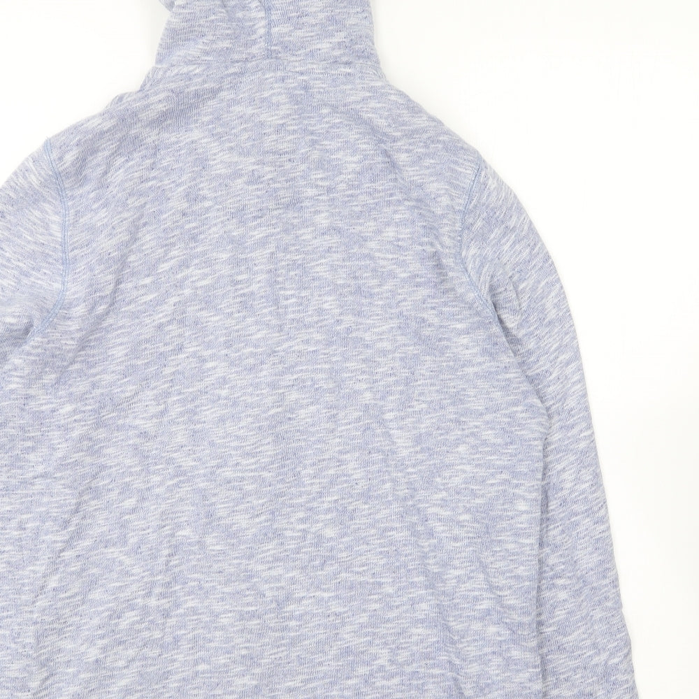 TU Womens Blue Cotton Full Zip Hoodie Size 16 Zip - Free Spirit