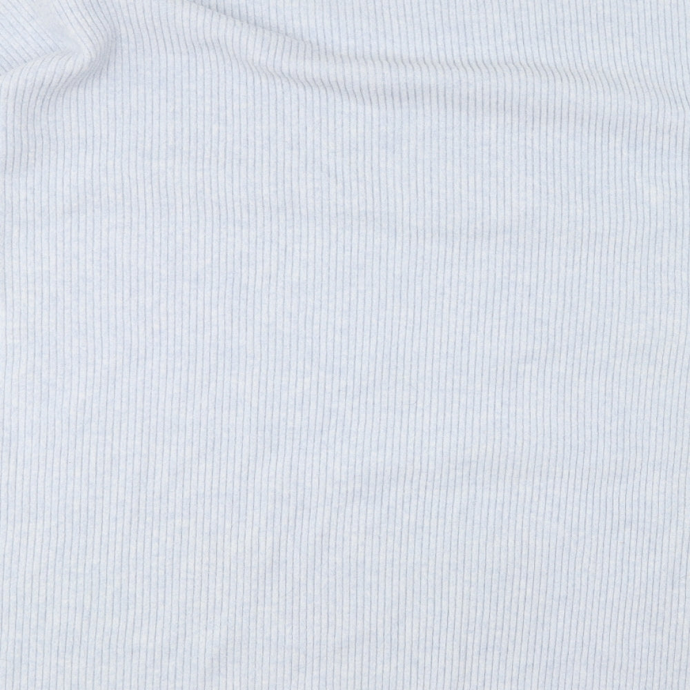 Nutmeg Womens Blue Round Neck Polyester Pullover Jumper Size 22