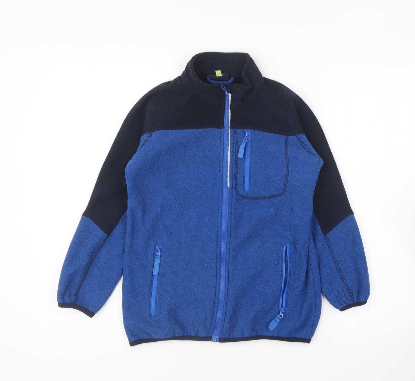 Crane Boys Blue Jacket Size 9-10 Years Zip