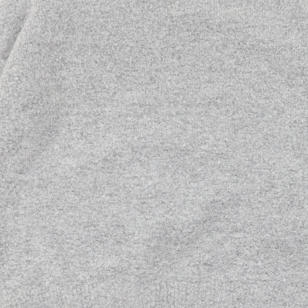 Preworn Womens Grey Round Neck Polyester Pullover Jumper Size M