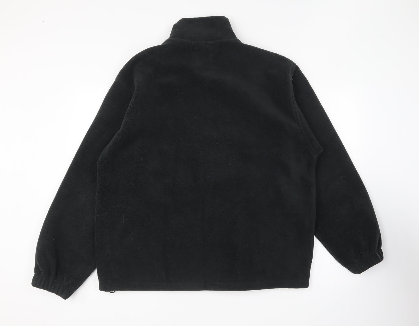 Result Mens Black Polyester Full Zip Sweatshirt Size M