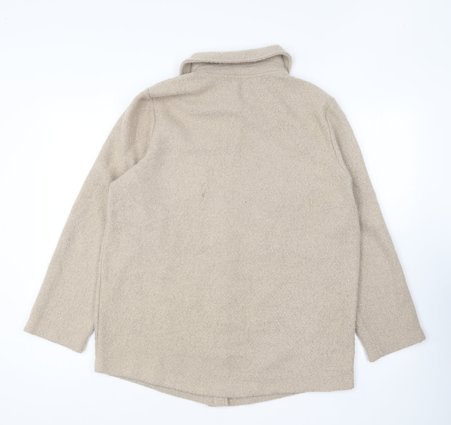 George Womens Brown Jacket Size 12 Snap