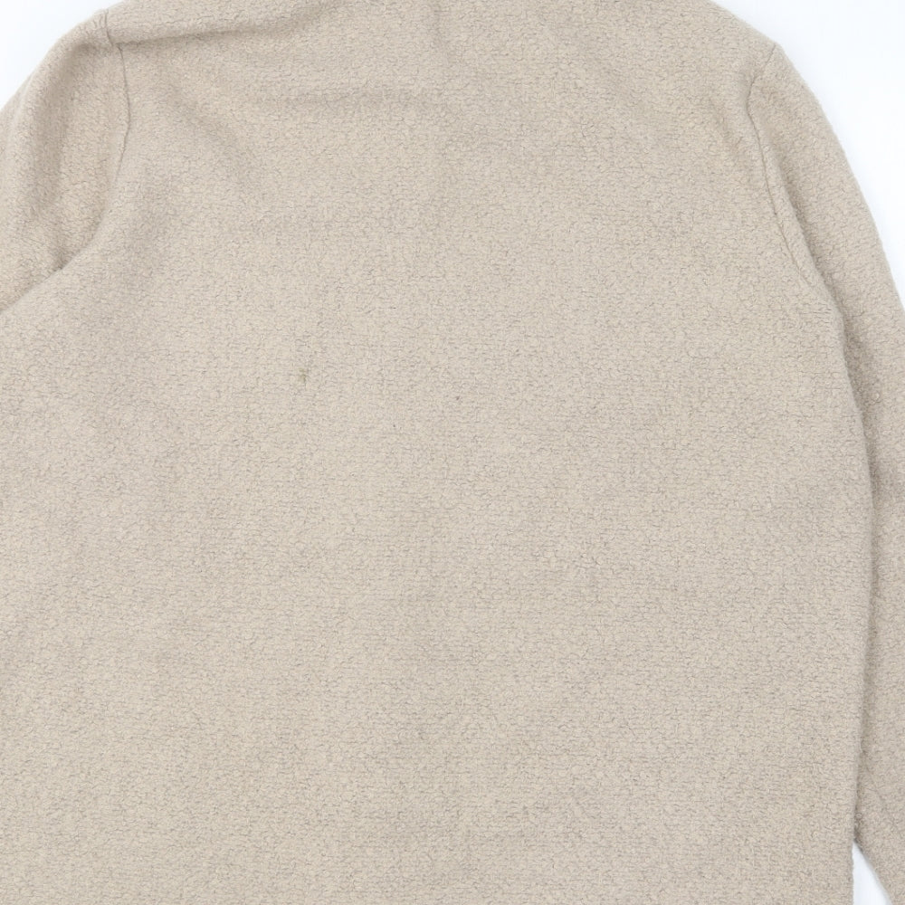 George Womens Brown Jacket Size 12 Snap