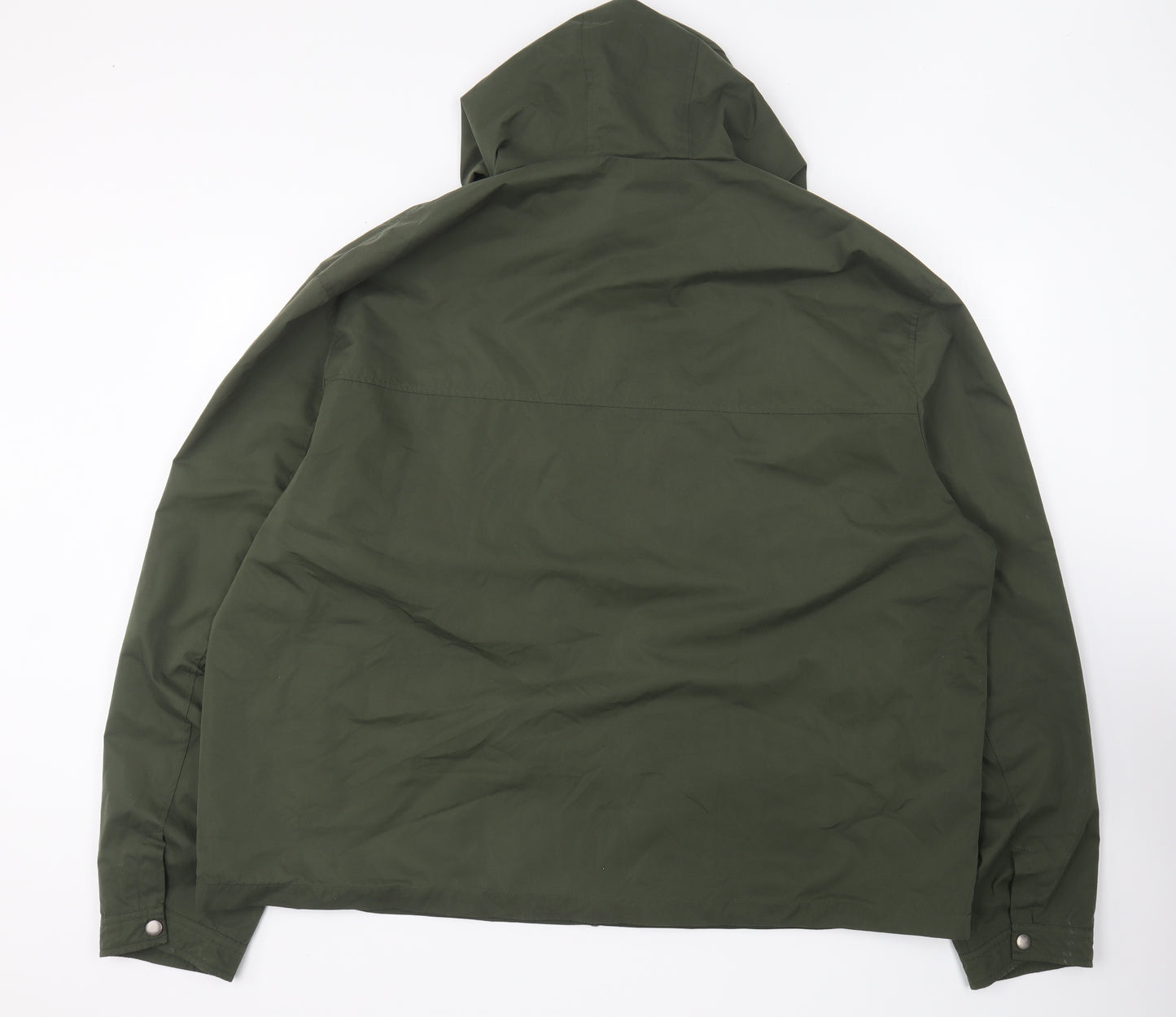 George Mens Green Jacket Coat Size 4XL Zip