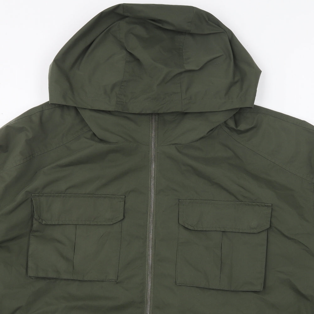 George Mens Green Jacket Coat Size 4XL Zip