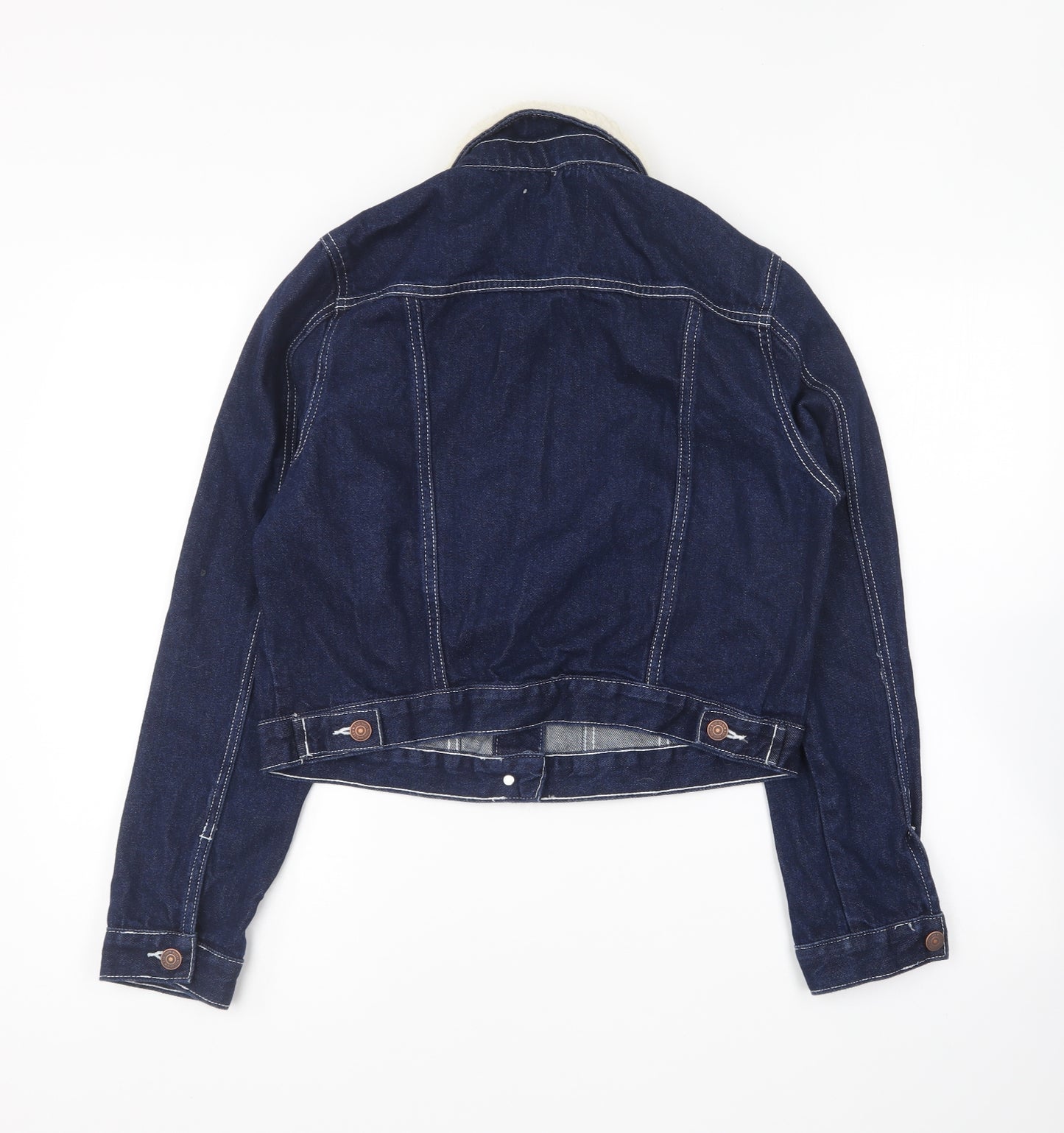 New Look Womens Blue Jacket Size 12 Button