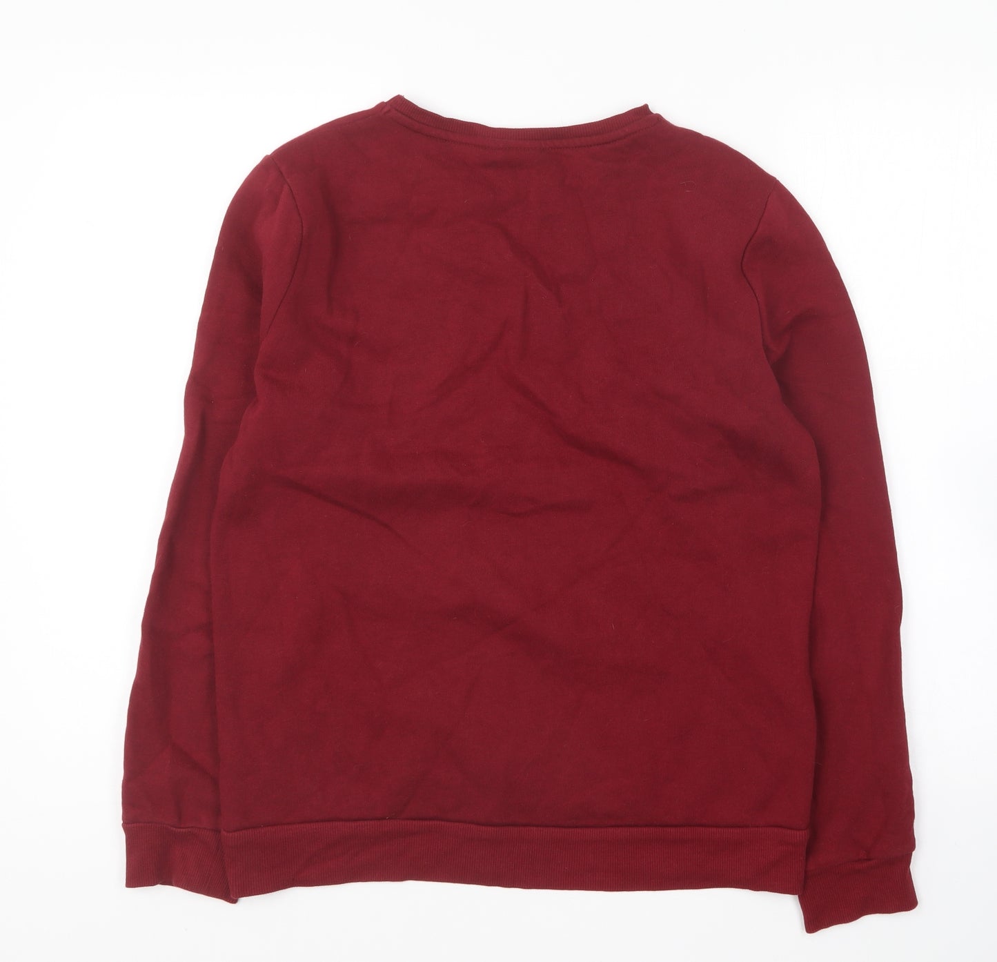 Primark Womens Red Cotton Pullover Sweatshirt Size S Pullover - Winnie The Pooh