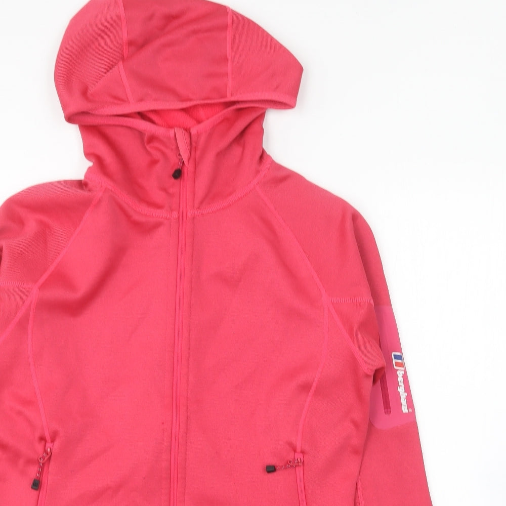 Berghaus Womens Pink Jacket Size 10 Zip