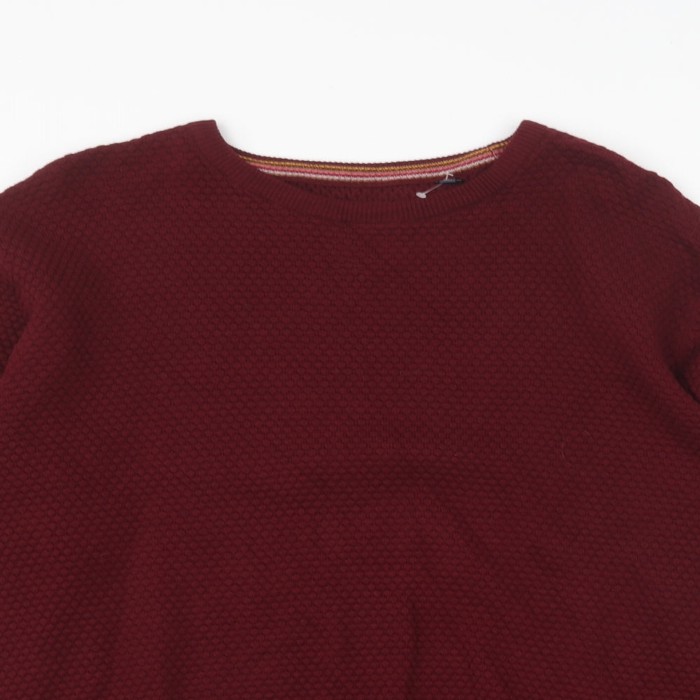 Guide London Mens Purple Round Neck Cotton Pullover Jumper Size 3XL