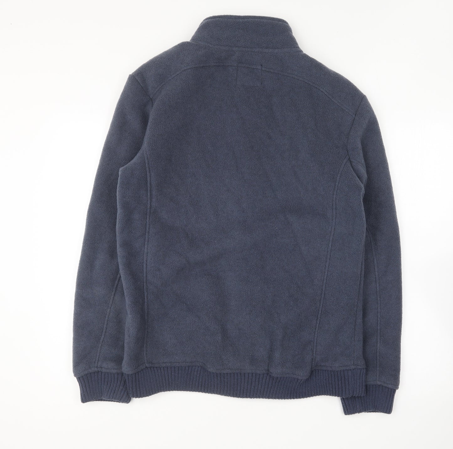 Cedar Wood State Mens Blue Polyester Full Zip Sweatshirt Size M