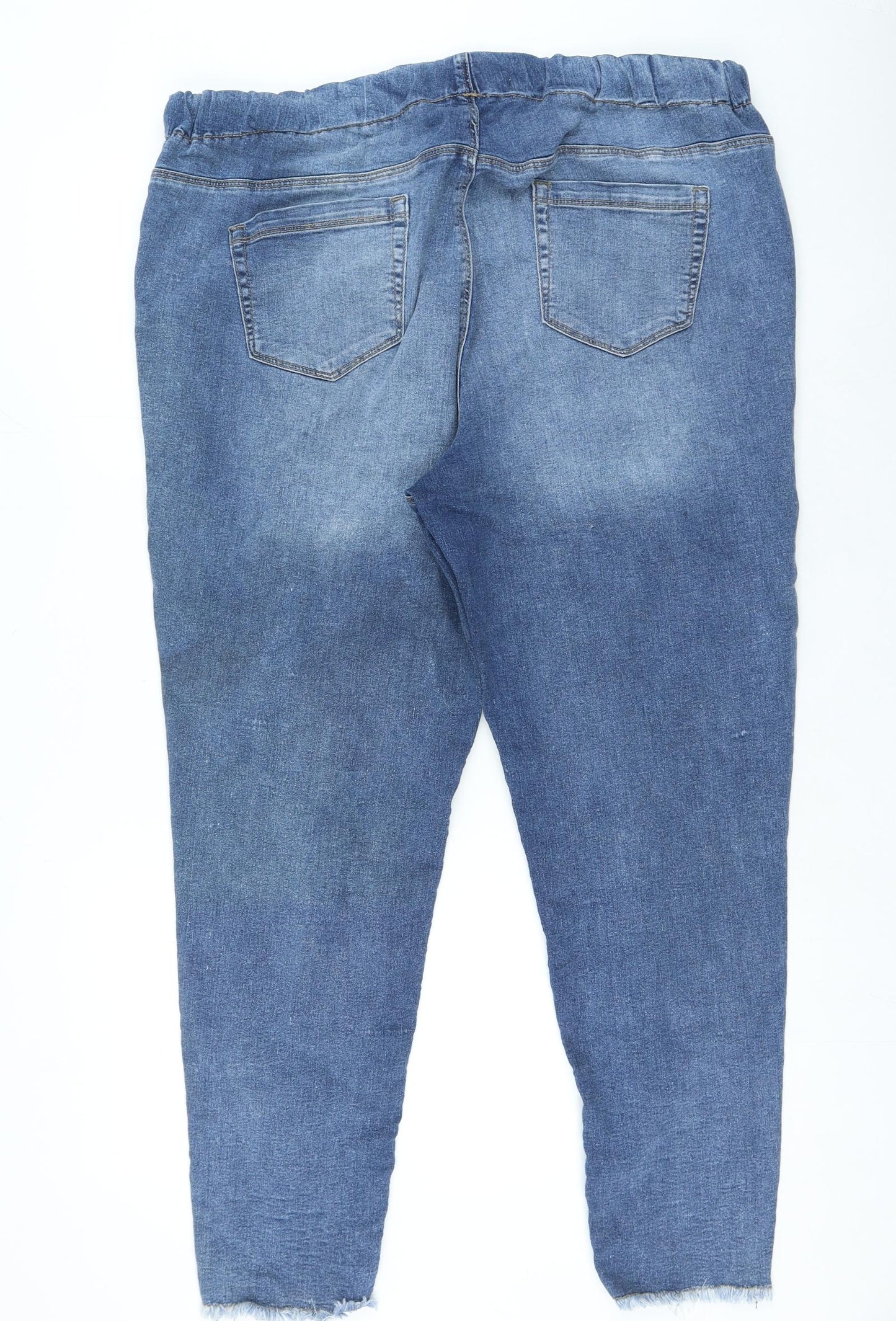 Jenny Jeggings Womens Blue Cotton Jegging Leggings Size 22 L29 in