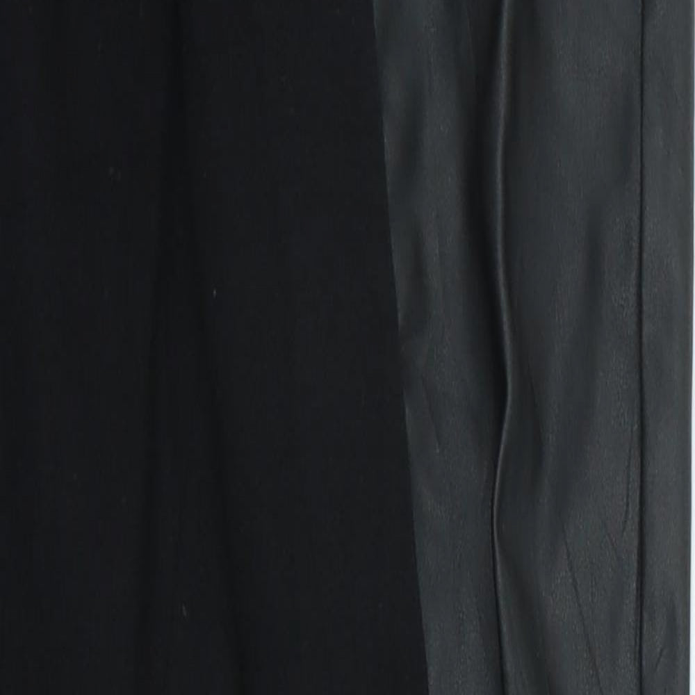 H&M Womens Black Cotton Jegging Leggings Size 4 L25 in
